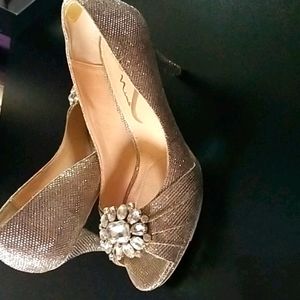 Nima Peeptoe wedding shoes